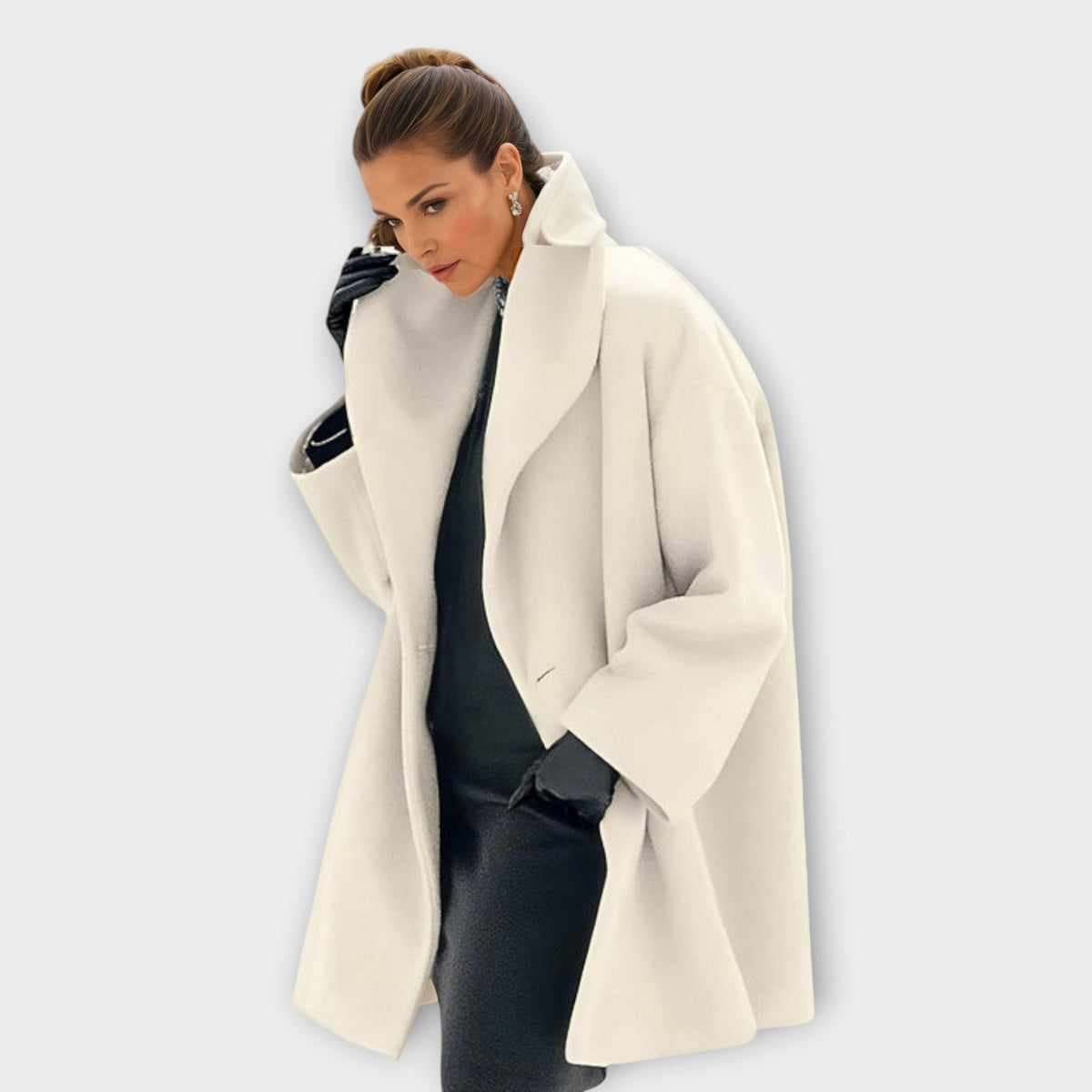 Vivienne | Ladies Large Fur Trim Parka Coat