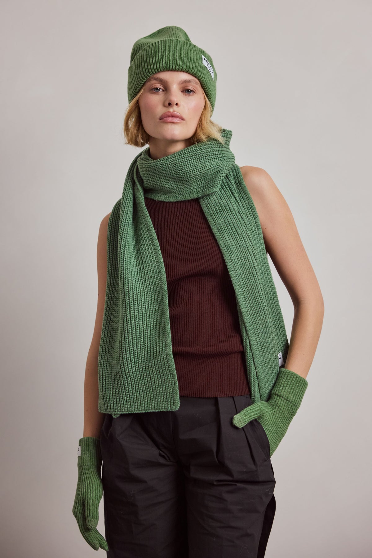 The Recycled Bottle Scarf - Forest Fern