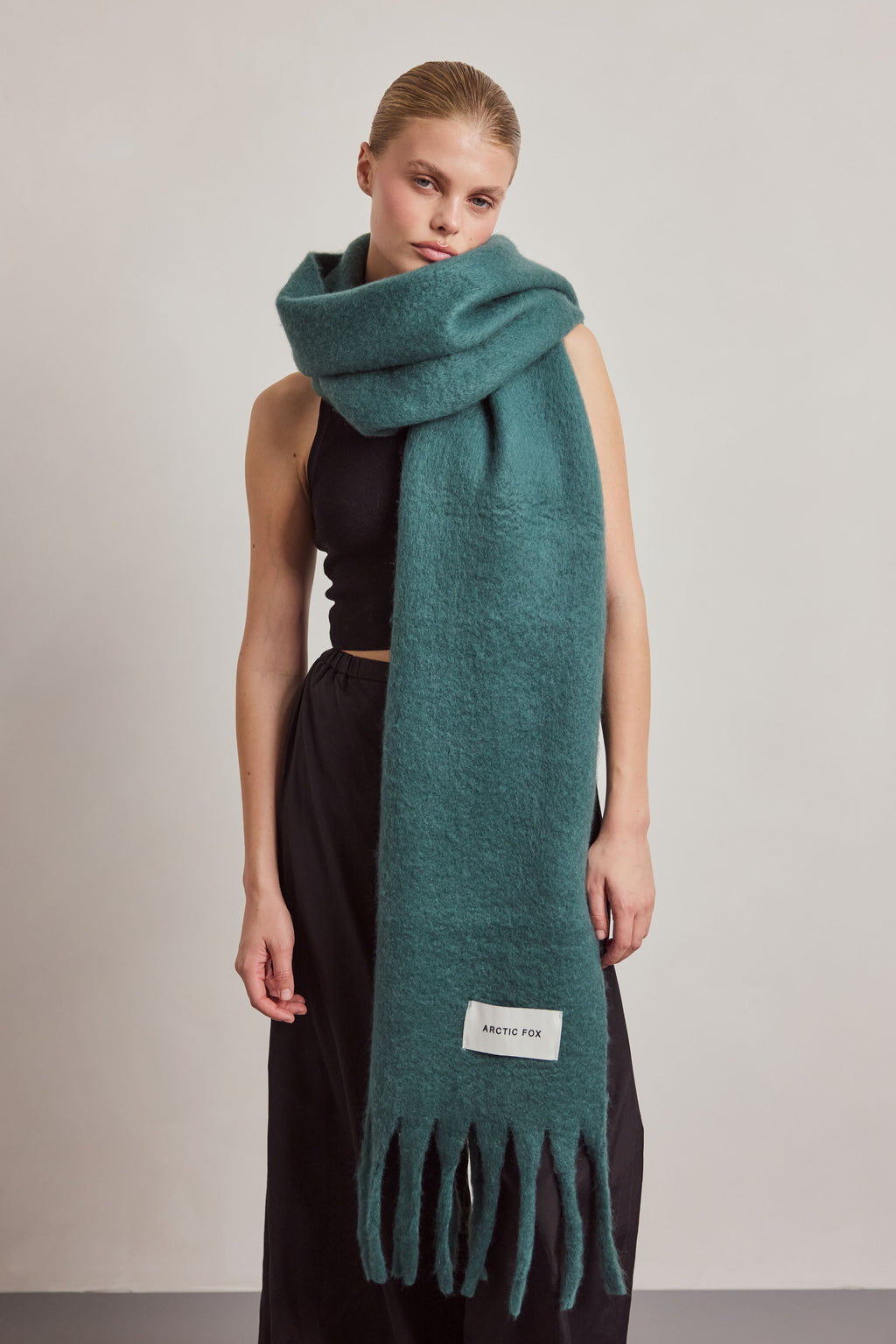 The Reykjavik Scarf - Forest Teal