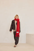 The Stockholm Scarf - Crimson Red