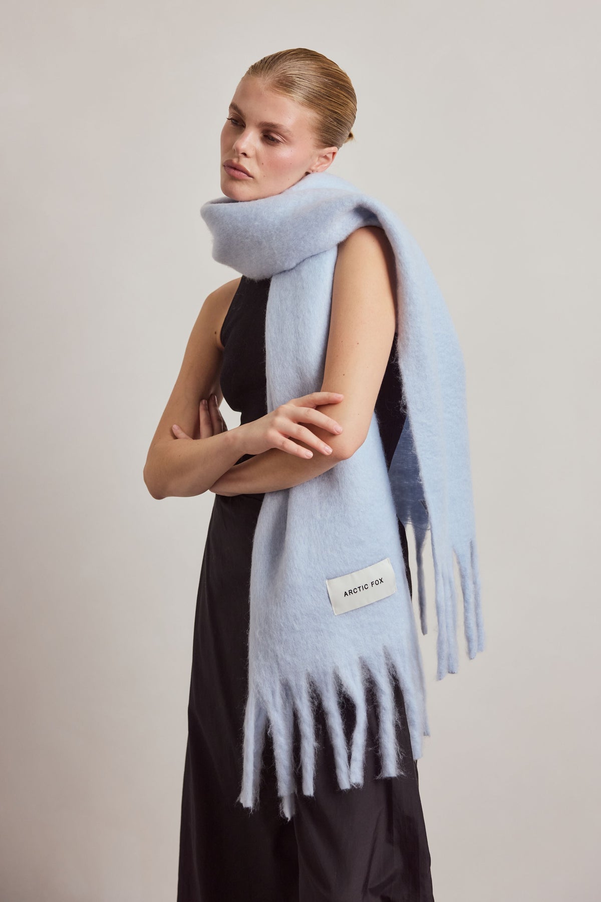 The Stockholm Scarf - Glacier Blue