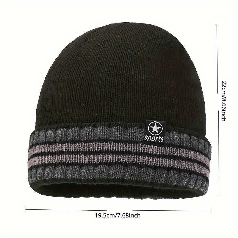 Pandaize Classic Men's Thick Warm Beanie Hat