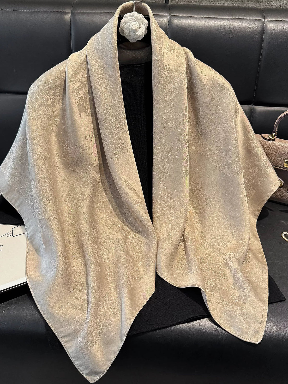 Lightweight Silky Square Scarf