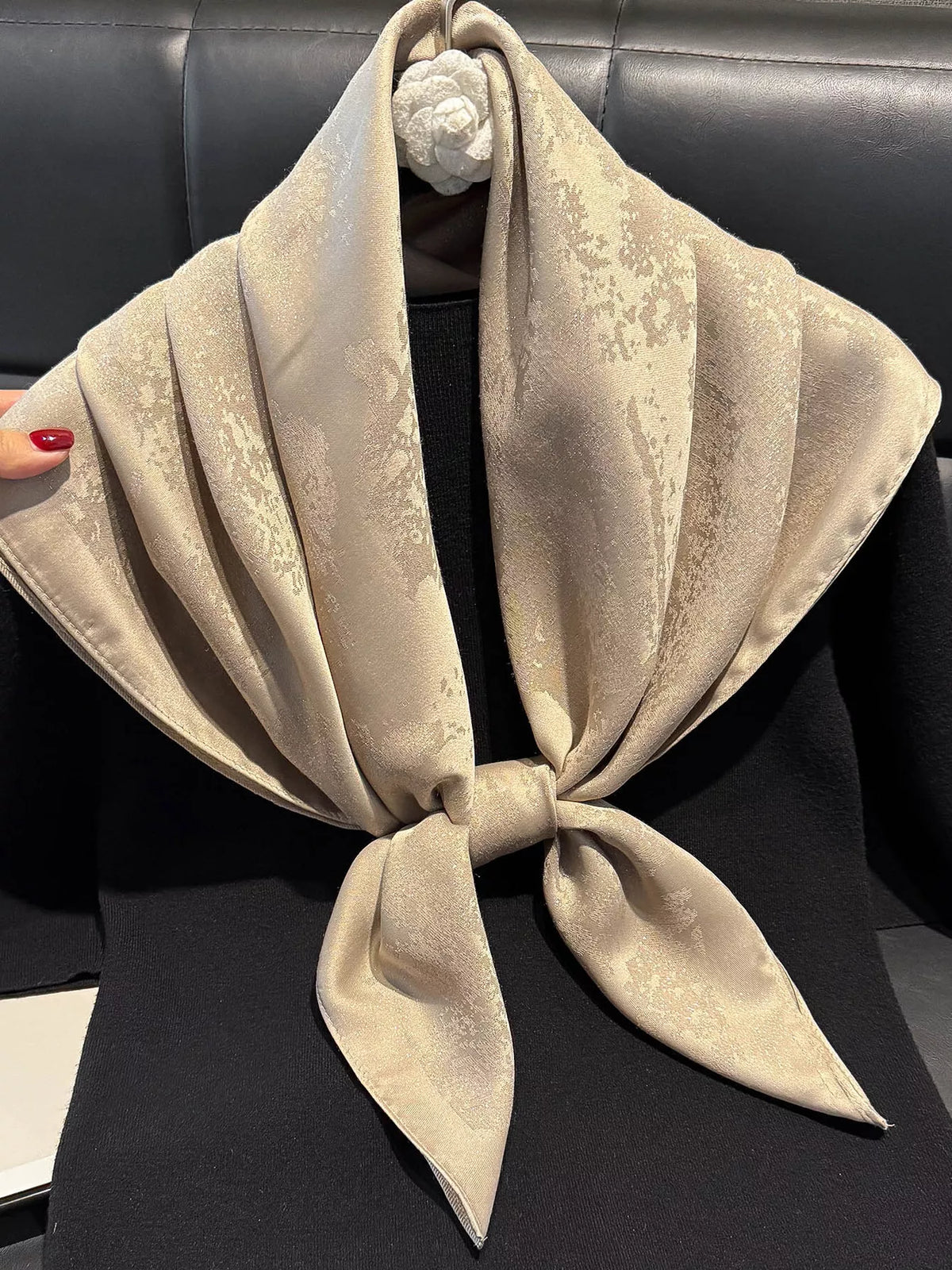 Lightweight Silky Square Scarf