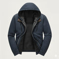 Thermal Men's Fleece Lined Hooded Winter Coat