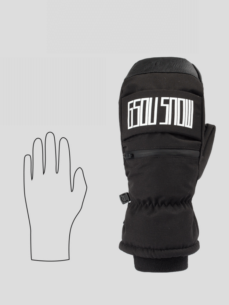 Unisex Winter Sport Snow Mittens - Gsou Snow