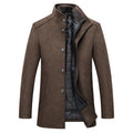 Classic Wool Crew Neck Coat