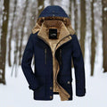 Warm Hooded Filled Parka Coat