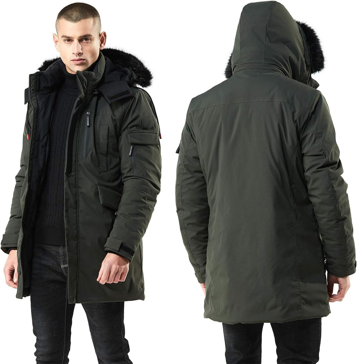 Cozy Faux Fur Parka Jacket