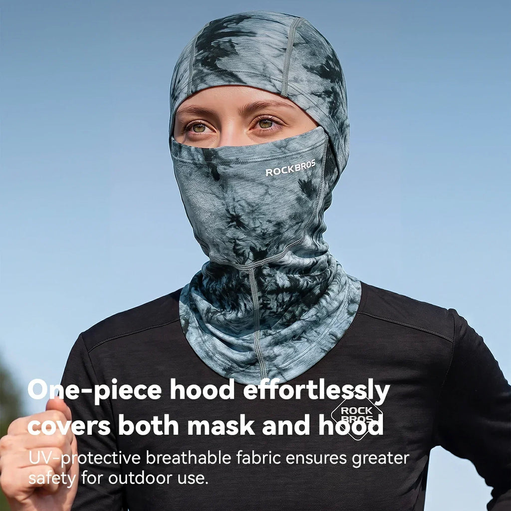 Tencel Wool Balaclava Cycling Face Cover & Helmet Liner