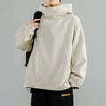 Relaxed Fit Hoodie | Crew Neck, Textured Sweater Hood